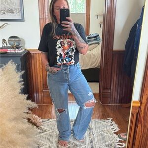 Wild Fable Distressed Straight Leg Jeans